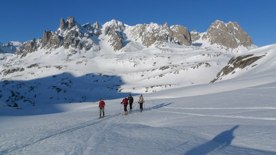 Versant E de la pointe des Cerces Versant E de la pointe des Cerces