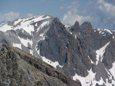 Pointe des Cerces : Face W Pointe des Cerces : Face W
