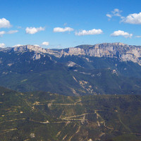 Montagne du Glandasse vue du But de l'Aiglette