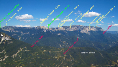 La Montagne de Glandasse, de Chabrinel au Pié Ferré La Montagne de Glandasse, de Chabrinel au Pié Ferré