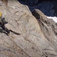 Arête de Tronchey. Grandes Jorasses, Pointe Walker.