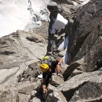 Arête de Tronchey. Grandes Jorasses, Pointe Walker.