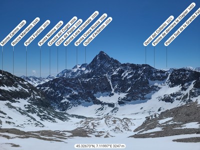 Pas de Chalanson: Pano S: Pian Gias, Bessanese Pas de Chalanson: Pano S: Pian Gias, Bessanese