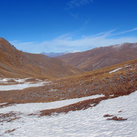 Col de Péas: vue vers le N (côté Cervières)