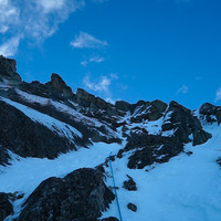 Cécile et la Mésange, Dalles Nord Ouest Aiguille du Peigne. Chamonix Mont-Blanc.