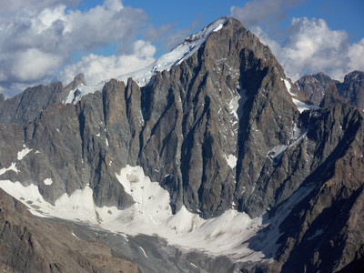 Barre et Dôme des Ecrins : Face NW