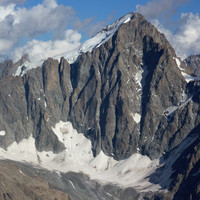 Barre et Dôme des Ecrins : Face NW