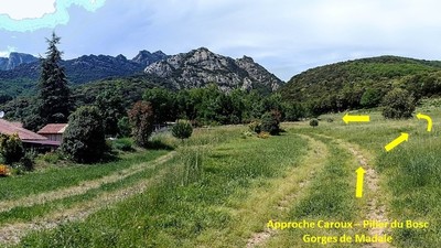 Pilier du Bosc - Approche gorges de Madale