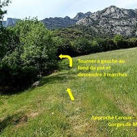 Pilier du Bosc - Approche gorges de Madale