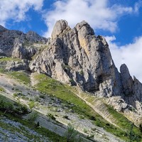 Le Pas de l'œille (Vercors) vu du S.