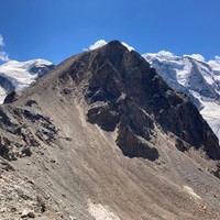 Piz Trovat depuis Diavolezza