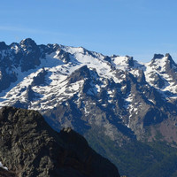 Chaîne du Cinto N : Punta Sèlula ; Capu Ciuntrone ; Monte Cinto ; Pointe des Eboulis ; Punta Crucetta ; Capu Larghia ; Capu Rossu ; Punta Minuta.