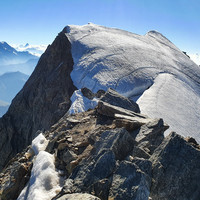 Eperon et pointe Walker depuis la pointe Whymper
