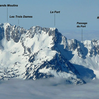Belledonne N, vers les Grands Moulins