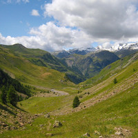Haut vallon du Drac, vue vers le NW (Champsaur)