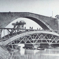 Les voûtes pour vaincre Le Drac (Pont de Claix) (CPA)