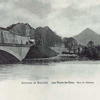 Le Drac à pont de Claix (CPA)