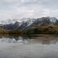 Lac de la Coche et Grandes Rousses