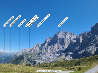 Grosse Scheidegg, Pano E: Wellhorn... Grosse Scheidegg, Pano E: Wellhorn...