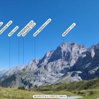 Grosse Scheidegg, Pano E: Wellhorn...