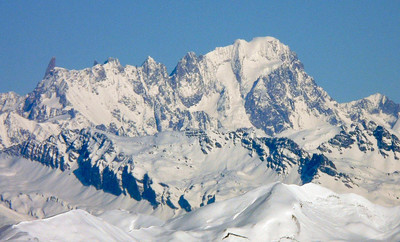 Zoom du côté des Grandes Jorasses Zoom du côté des Grandes Jorasses