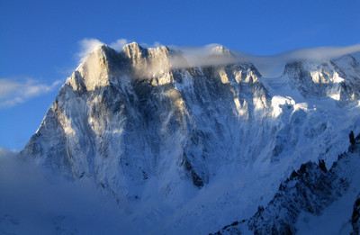 Les Jorasses au petit matin Les Jorasses au petit matin