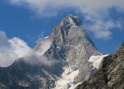 Grandes Jorasses face E (pointe Walker)  et col des Hirondelles