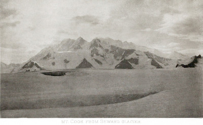 Mont Cook vu du glacier Seward par Vittorio Sella Mont Cook vu du glacier Seward par Vittorio Sella