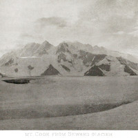 Mont Cook vu du glacier Seward par Vittorio Sella