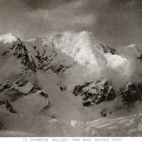 Vue du Glacier Newton par Vittorio Sella en 1897
