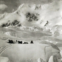 Sur le Glacier Newton par Vittorio Sella en 1897