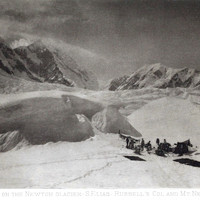 Sur le Glacier Newton par Vittorio Sella en 1897