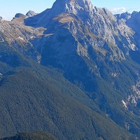 Mangart seen from Jerebica