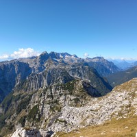 Lato nord del gruppo del Canin