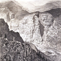 Summit valley, Uintah, photo T.H. O Sullivan, litho Julius Bien