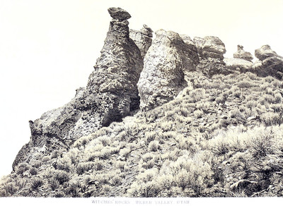 Weber valley, photo T.H. O Sullivan, litho Julius Bien