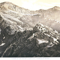 East Humbolt Range, photo T.H. O Sullivan, litho Julius Bien
