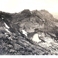 East Humboldt Range, photo T.H. O Sullivan, litho Julius Bien