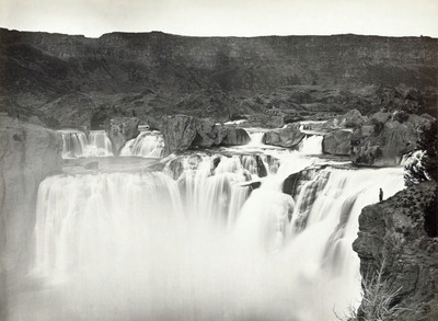 Shoshone Falls, Snake River, Idaho, par Timothy H. O'Sullivan en 1868 Shoshone Falls, Snake River, Idaho, par Timothy H. O'Sullivan en 1868