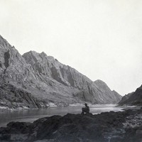 Iceberg Cañon, Colorado River, par Timothy H. O'Sullivan en 1868