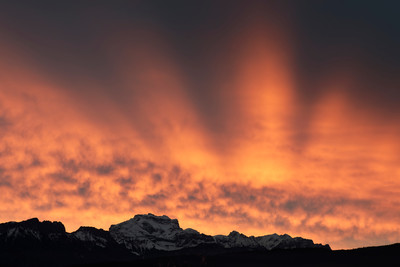 [Concours Photo Sophie 2022] Ciel en feu sur la Tournette