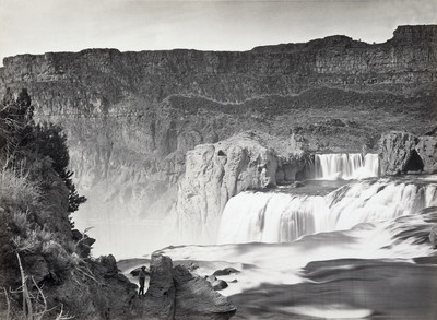 Shoshone Falls, Snake River, Idaho, par Timothy H. O'Sullivan en 1868 Shoshone Falls, Snake River, Idaho, par Timothy H. O'Sullivan en 1868