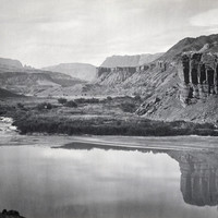 Confluent Paria Creek et Colorado par Timothy H. O'Sullivan