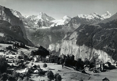 Wengen et vallée de Lauterbrunnen par Gyger