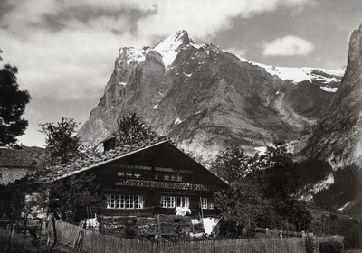 Wetterhorn vu de Grindelwald par Braun Wetterhorn vu de Grindelwald par Braun