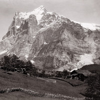 Wetterhorn vu de Grindelwald par Braun