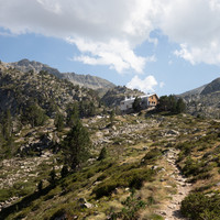 En arrivant au refuge