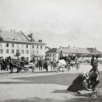 Sallanches par Gabriel Loppé en 1889