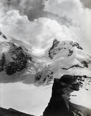 Petit Cervin par Gabriel Loppé en aout 1890 Petit Cervin par Gabriel Loppé en aout 1890