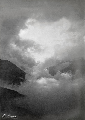 A Zermatt par Gabriel Loppé en 1890 A Zermatt par Gabriel Loppé en 1890